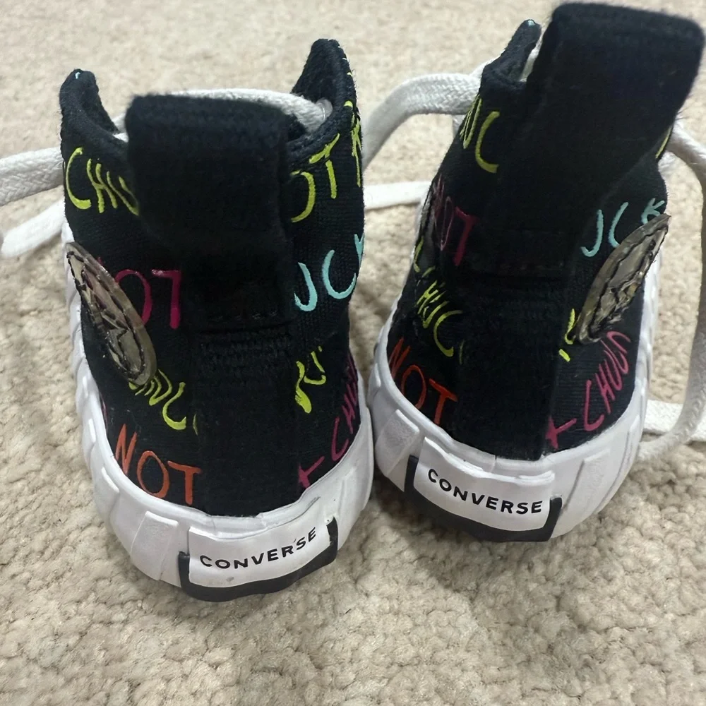 CONVERSE Kids Multicolor High-Top Sneakers Size 4